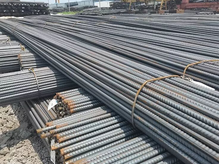 Steel reinforcement rods for construction projects